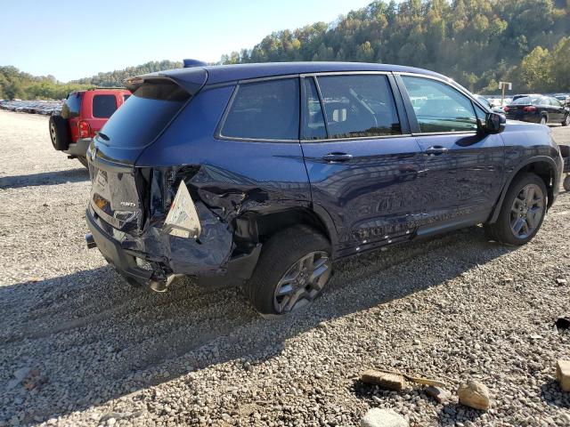 5FNYF8H58PB028494 - 2023 HONDA PASSPORT EXL BLUE photo 3
