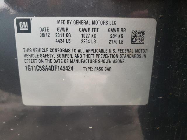 1G11C5SA4DF145424 - 2013 CHEVROLET MALIBU 1LT Boz foto 12