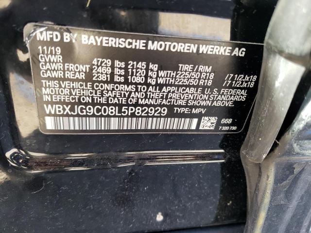 WBXJG9C08L5P82929 - 2020 BMW X1 XDRIVE28I BLACK photo 13