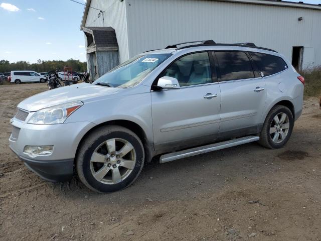 1GNKVLED8CJ195262 - 2012 CHEVROLET TRAVERSE LTZ SILVER photo 1