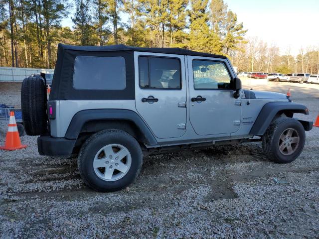 1C4BJWDG2EL101661 - 2014 JEEP WRANGLER U SPORT SILVER photo 3