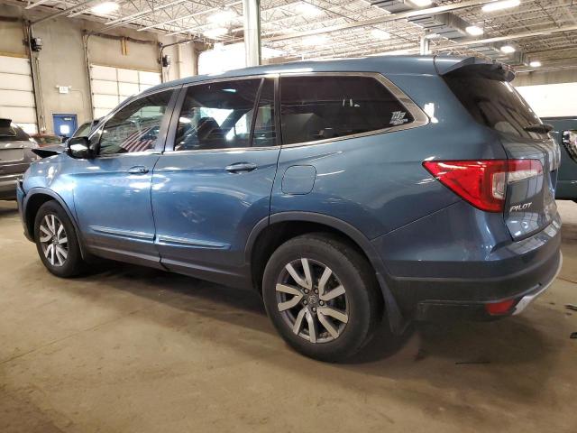 5FNYF6H50KB043519 - 2019 HONDA PILOT EXL BLUE photo 2