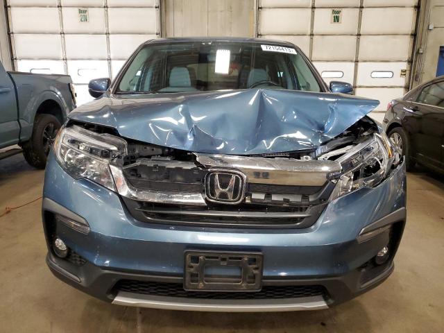 5FNYF6H50KB043519 - 2019 HONDA PILOT EXL BLUE photo 5