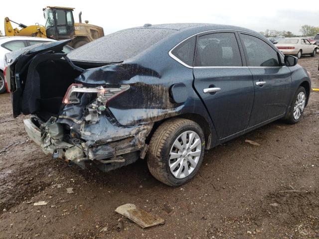 3N1AB7AP9HY206523 - 2017 NISSAN SENTRA S BLUE photo 3