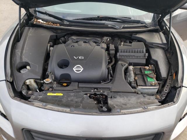 1N4AA5AP6EC489848 - 2014 NISSAN MAXIMA S GRAY photo 11