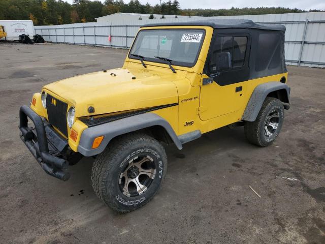 1J4FA29P62P764300 - 2002 JEEP WRANGLER / SE YELLOW photo 1