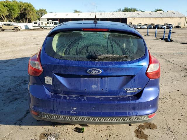 1FADP3N27EL130460 - 2014 FORD FOCUS TITANIUM BLUE photo 6