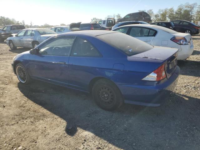 1HGEM22144L046304 - 2004 HONDA CIVIC DX VP Blau Foto 2