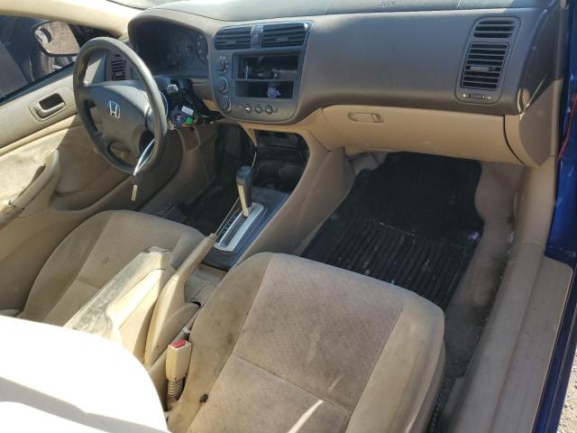 1HGEM22144L046304 - 2004 HONDA CIVIC DX VP Blau Foto 8