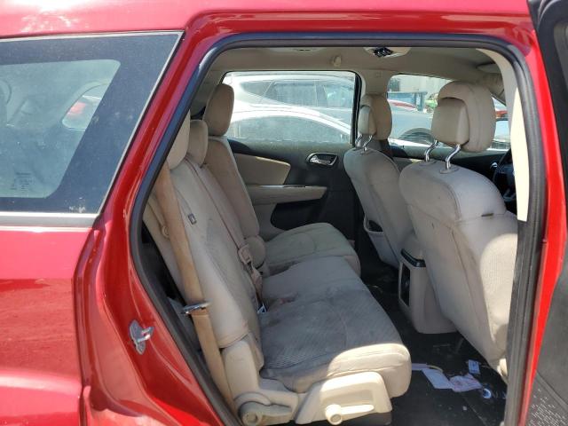 3C4PDCAB9DT557843 - 2013 DODGE JOURNEY SE RED photo 10