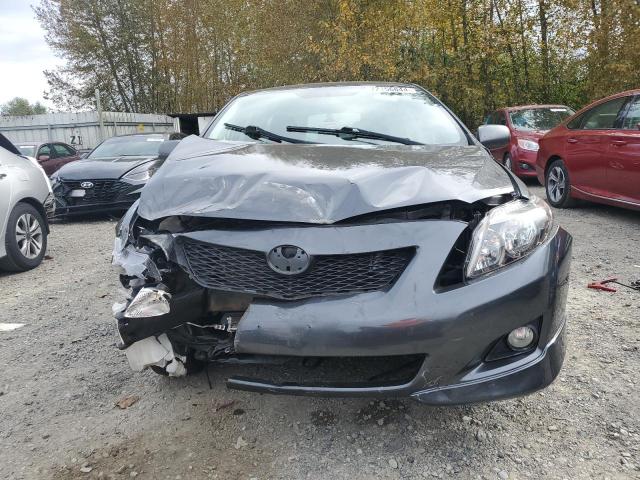 1NXBU40E69Z134321 - 2009 TOYOTA COROLLA BASE GRAY photo 5