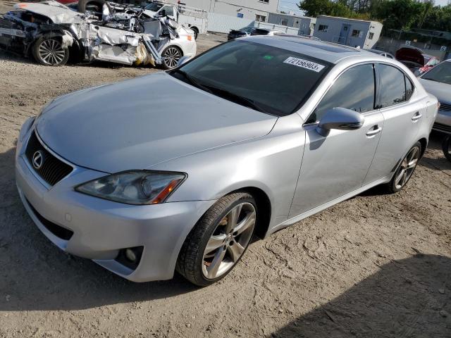 JTHBF5C29C5165892 - 2012 LEXUS IS 250 SILVER photo 1