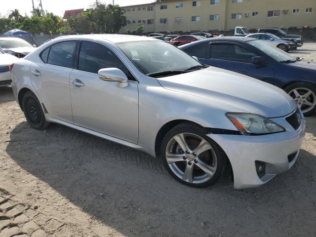 JTHBF5C29C5165892 - 2012 LEXUS IS 250 SILVER photo 4