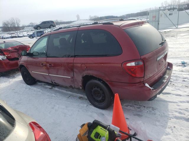 2A4GP54L46R892693 - 2006 CHRYSLER TOWN & COU TOURING RED photo 2