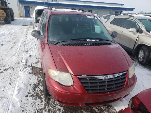 2A4GP54L46R892693 - 2006 CHRYSLER TOWN & COU TOURING წითელი ფოტო 5