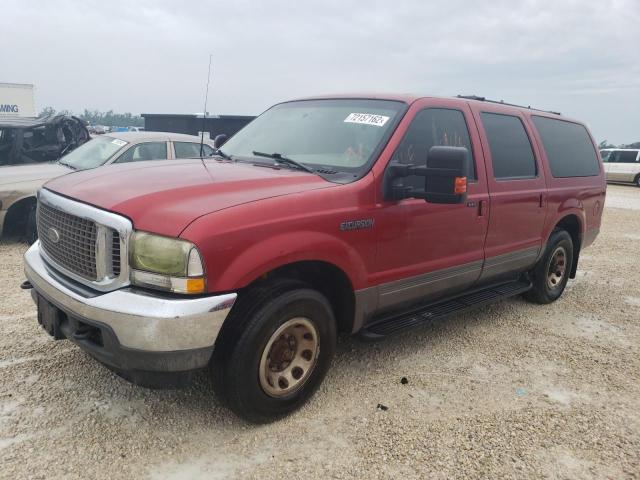 1FMNU40L42EC54243 - 2002 FORD EXCURSION BURGUNDY photo 1