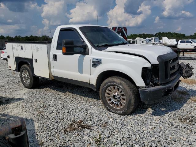 1FDWF305X8EC01100 - 2008 FORD F350 SRW SUPER DUTY WHITE photo 4