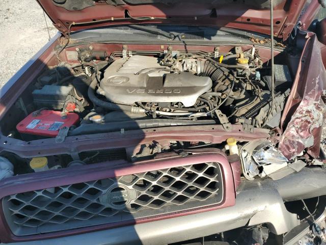 JN8DR09X21W577851 - 2001 NISSAN PATHFINDER LE MAROON photo 11