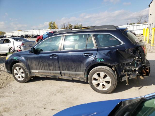 4S4BRCAC5C3256464 - 2012 SUBARU OUTBACK 2.5I BLUE photo 2