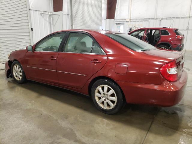 4T1BE32K12U115286 - 2002 TOYOTA CAMRY LE MAROON photo 2