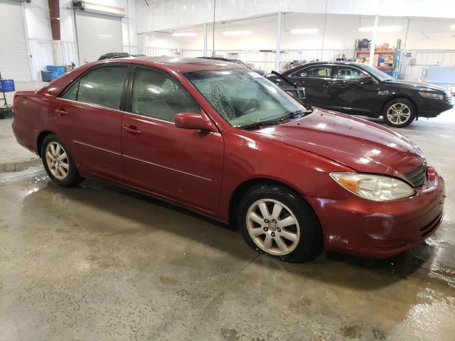 4T1BE32K12U115286 - 2002 TOYOTA CAMRY LE MAROON photo 4