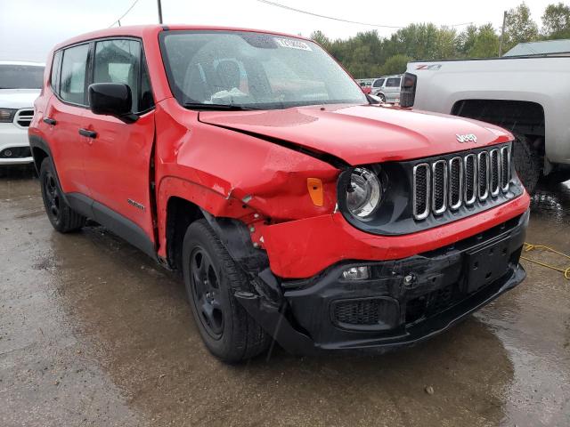 ZACCJAAH9HPE99424 - 2017 JEEP RENEGADE SPORT RED photo 4