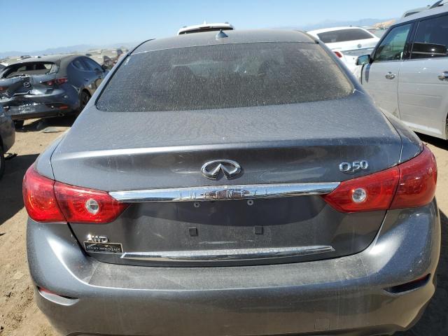 JN1BV7AR0EM694675 - 2014 INFINITI Q50 BASE GRAY photo 6