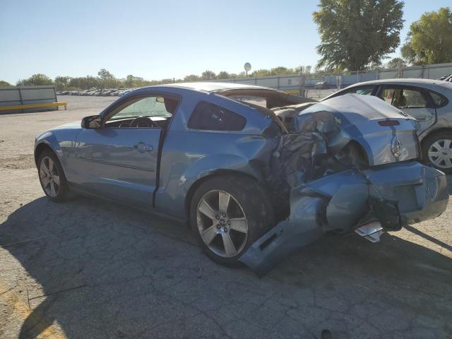 1ZVFT80N275291512 - 2007 FORD MUSTANG BLUE photo 2