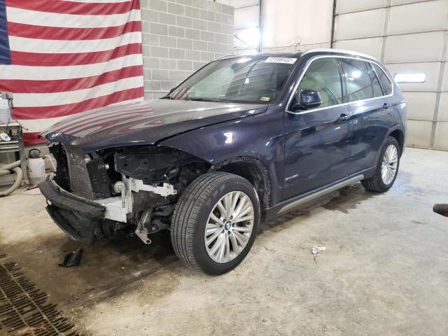 5UXKR0C39H0X78926 - 2017 BMW X5 XDRIVE35I BLUE photo 1