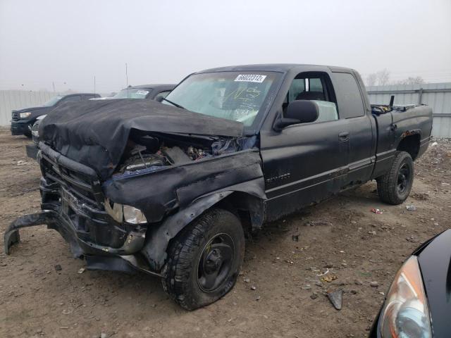 3B7HF13Z7YG111427 - 2000 DODGE RAM 1500 4 BLACK photo 2