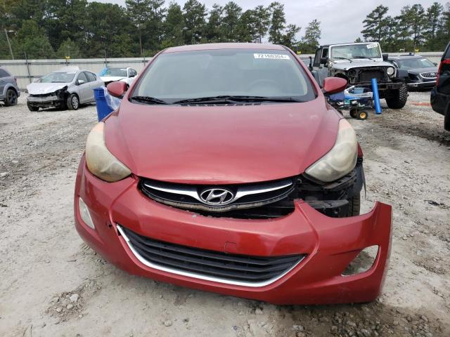 KMHDH4AE4DU561534 - 2013 HYUNDAI ELANTRA GLS RED photo 5