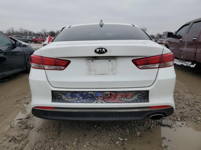 5XXGT4L30GG028392 - 2016 KIA OPTIMA LX WHITE photo 6