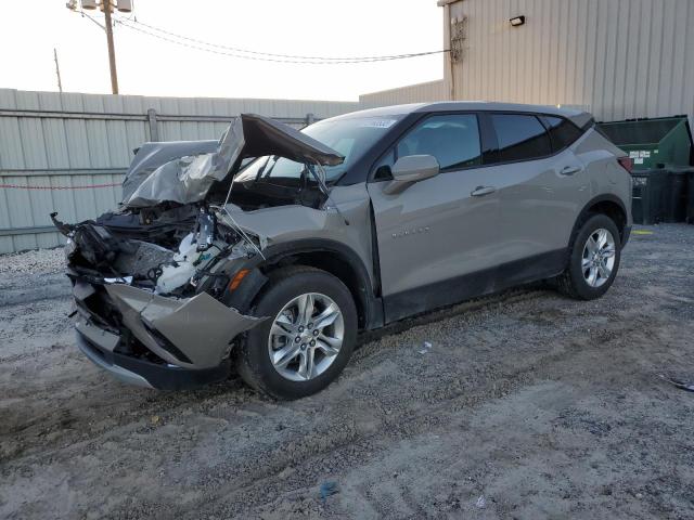 3GNKBBRA8MS572160 - 2021 CHEVROLET BLAZER 1LT SILVER photo 1