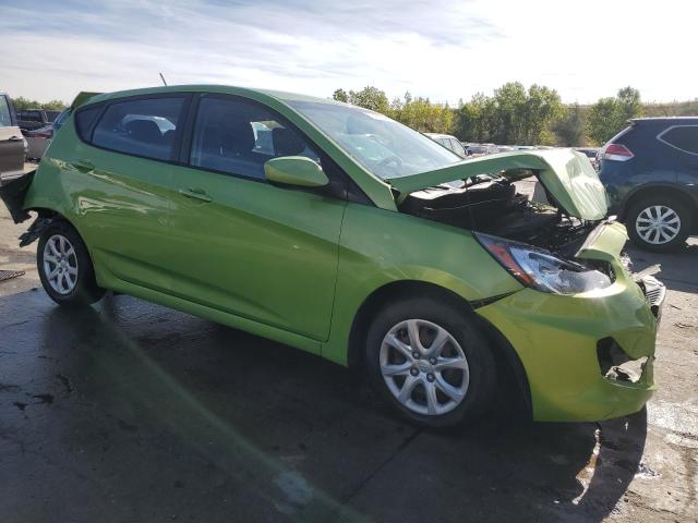 KMHCT5AE0DU122458 - 2013 HYUNDAI ACCENT GLS GREEN photo 4