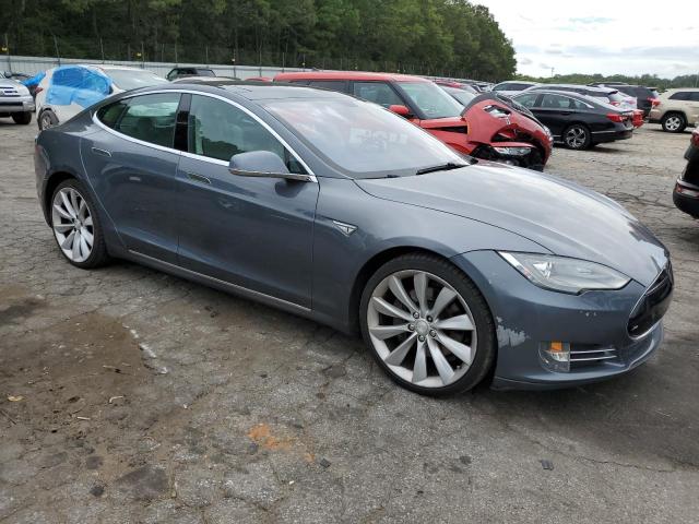 5YJSA1CP4DFP20350 - 2013 TESLA MODEL S 蓝色 照片 4