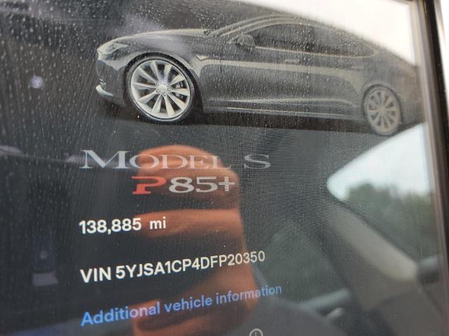 5YJSA1CP4DFP20350 - 2013 TESLA MODEL S 蓝色 照片 9