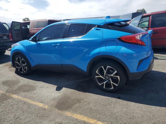 JTNKHMBX8K1046493 - 2019 TOYOTA C-HR XLE BLUE photo 2