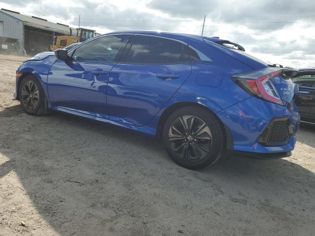 SHHFK7H6XKU219217 - 2019 HONDA CIVIC EX BLUE photo 2