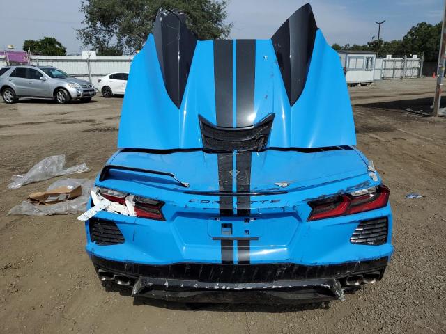 1G1YC3D41M5109481 - 2021 CHEVROLET CORVETTE STINGRAY 3LT BLUE photo 6