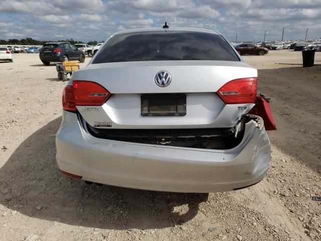 3VWLL7AJ6BM070927 - 2011 VOLKSWAGEN JETTA TDI SILVER photo 6