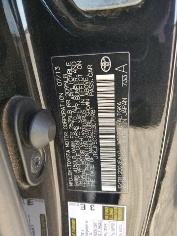 JTKJF5C77E3075981 - 2014 TOYOTA SCION TC შავი ფოტო 12