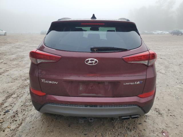 KM8J33A20GU141923 - 2016 HYUNDAI TUCSON LIMITED BURGUNDY photo 6