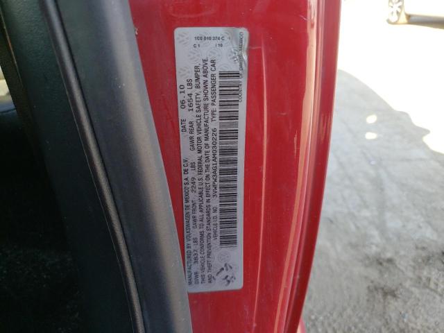 3VWPW3AG1AM030226 - 2010 VOLKSWAGEN NEW BEETLE RED photo 12