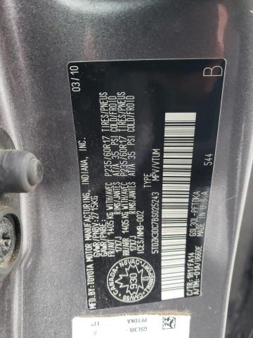 5TDZK3DC7BS025243 - 2011 TOYOTA SIENNA GRAY photo 14