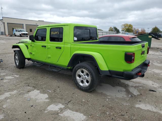 1C6JJTBG4ML609438 - 2021 JEEP GLADIATOR RUBICON GREEN photo 2