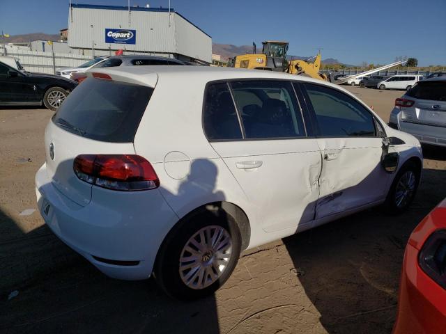 WVWDB7AJ6EW008149 - 2014 VOLKSWAGEN GOLF WHITE photo 3