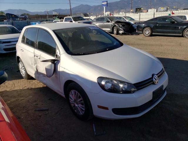 WVWDB7AJ6EW008149 - 2014 VOLKSWAGEN GOLF WHITE photo 4