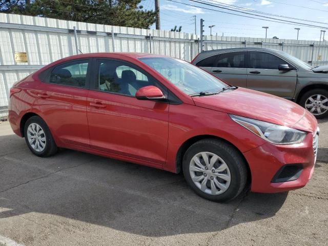 3KPC24A69ME139459 - 2021 HYUNDAI ACCENT SE RED photo 4