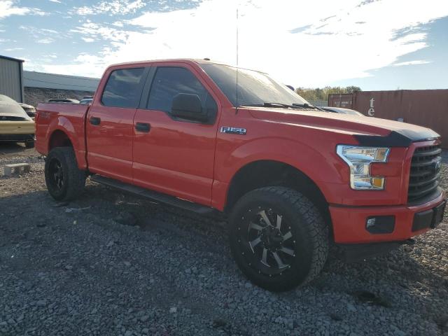 1FTEW1EF3HKD81060 - 2017 FORD F150 SUPERCREW RED photo 4