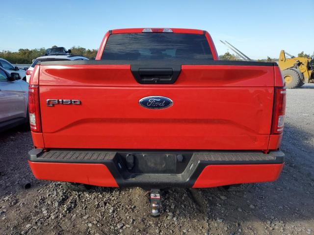 1FTEW1EF3HKD81060 - 2017 FORD F150 SUPERCREW RED photo 6